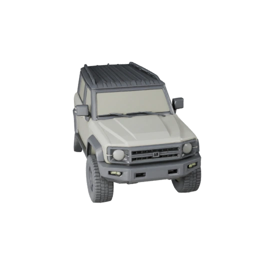 Modèle 3D STL de SUV en Survol Imprimable - Affichage et Objets de Collection