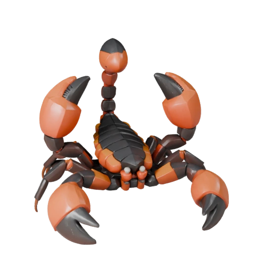 Cartoon Scorpion 3D Model - Stylized Asset for Animation | PBR