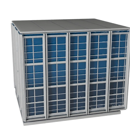 Modelo 3D de Fachada de Muro Cortina para Unreal - Activo en Tiempo Real