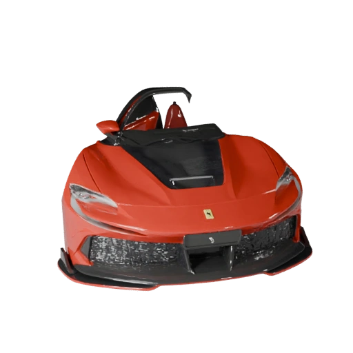 Carro Esportivo Inspirado em Ferrari 3D Model para Blender - Render