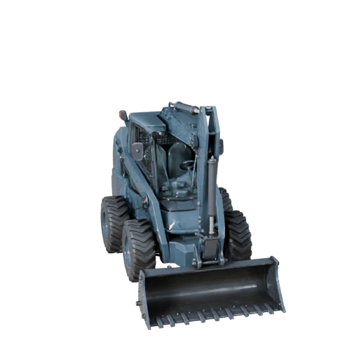 نموذج ثلاثي الأبعاد لـ skid steer loader لبرنامج Blender والألعاب - PBR