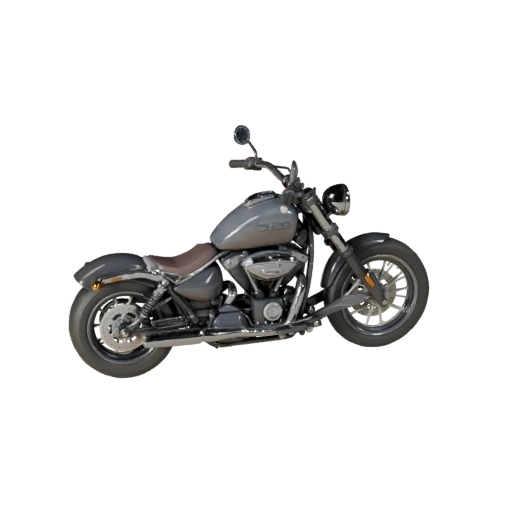Motocicleta Cruiser Vintage 3D Model para Blender e Jogos