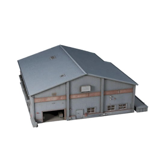 3D модель здания пивоварни для Blender - Рендер-ресурс