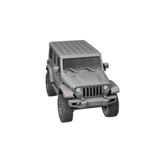 Modelo 3D Imprimible Estilo Jeep SUV STL para Coleccionables y