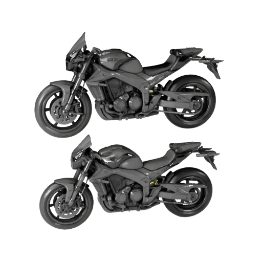 Druckbares Motorrad STL Modell - Sammlerstück Display