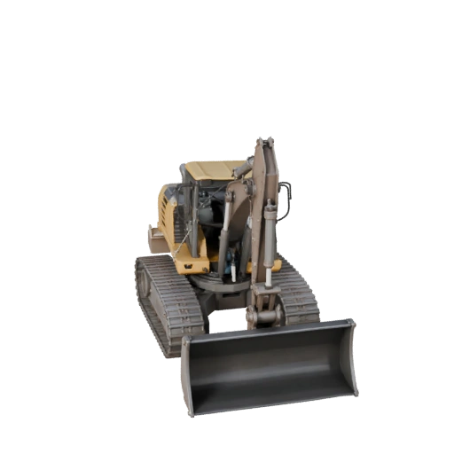 Modello 3D Bulldozer per Unreal Engine - Asset Pronto per il Gioco