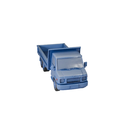 Modelo 3D Imprimible de Camión Plataforma STL para Coleccionables y