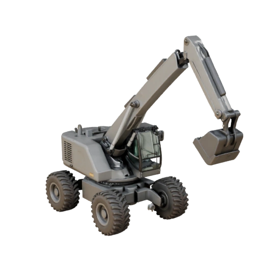Teleskoplader 3D-Modell für Unreal Engine - Spielbereites Asset