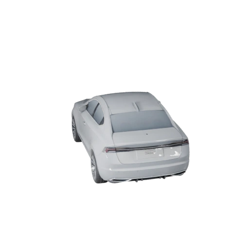 High Poly Sedan 3D Model for Studio Renders PBR Asset (Legacy)
