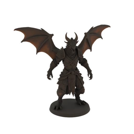 Miniature STL de Chasseur Dragonborn Médiéval