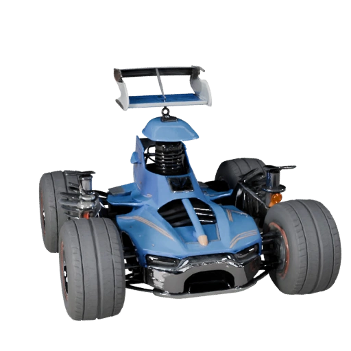 Modelo 3D de Carro de Corrida para Blender - Asset Pronto para Renderização (Legacy)