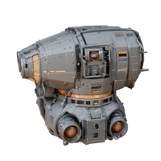 Frachtraumschiff 3D-Modell für Unreal Engine - Spielbereit