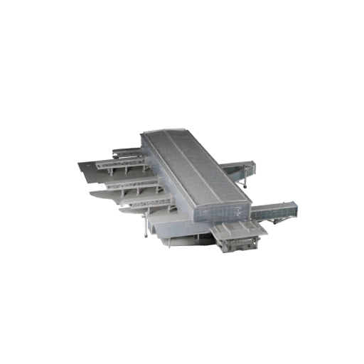 Modelo 3D de Terminal de Aeroporto para Blender - Asset de Renderização