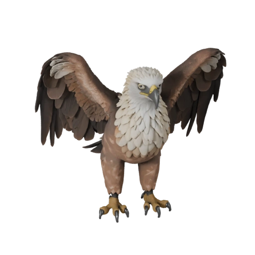 Harpy Eagle 3D Model for Blender - PBR Asset with Textures