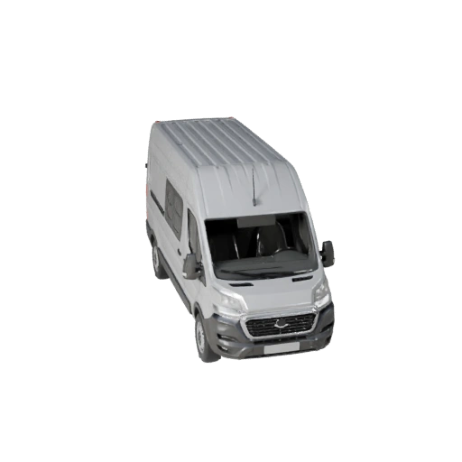 Spielbereiter Lieferwagen 3D-Modell für Echtzeitspiele - PBR