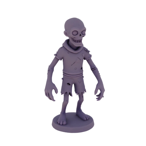 Miniatura de Inimigo Zumbi de Fantasia STL