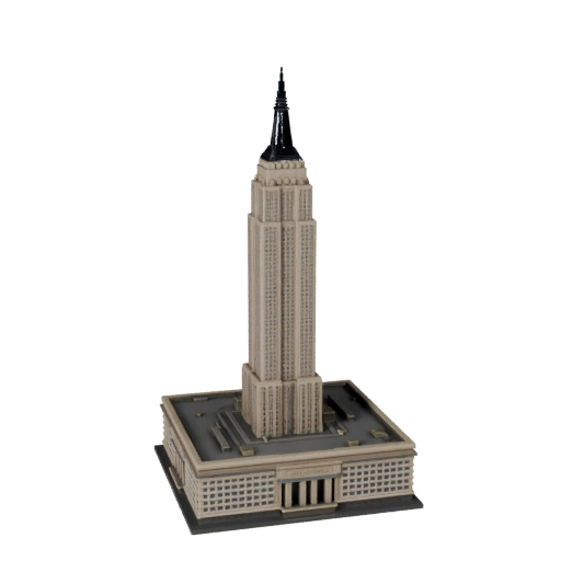 Modèle 3D Low Poly Empire State Building pour Jeux & RV