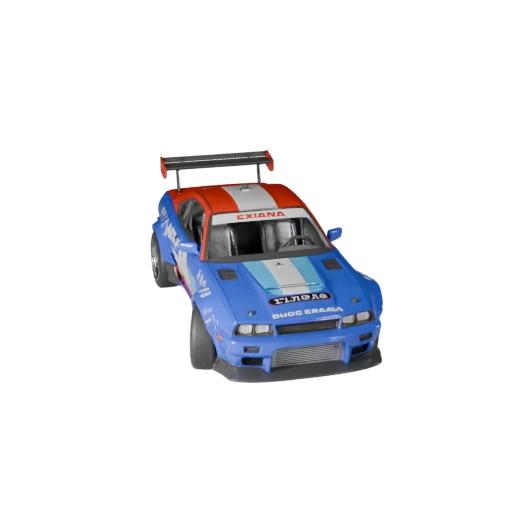Modelo 3D de Carro de Drift para Blender - Asset Pronto para Renderização (Legacy)