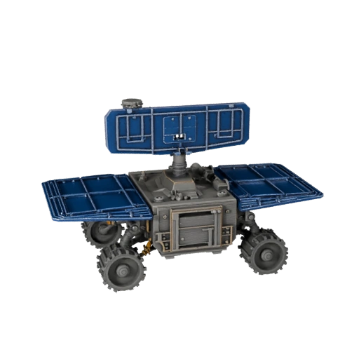 Modello Stampabile Rover Marziano STL - Display da Collezione