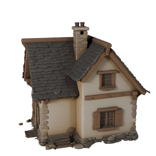 Chalé Modelo 3D para Unreal - Ativo UE em Tempo Real para Tempo Real
