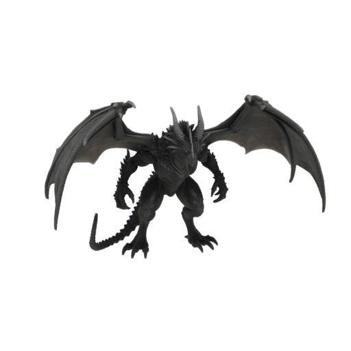 Dragón Jefe de Fantasía Oscura STL - Ataque