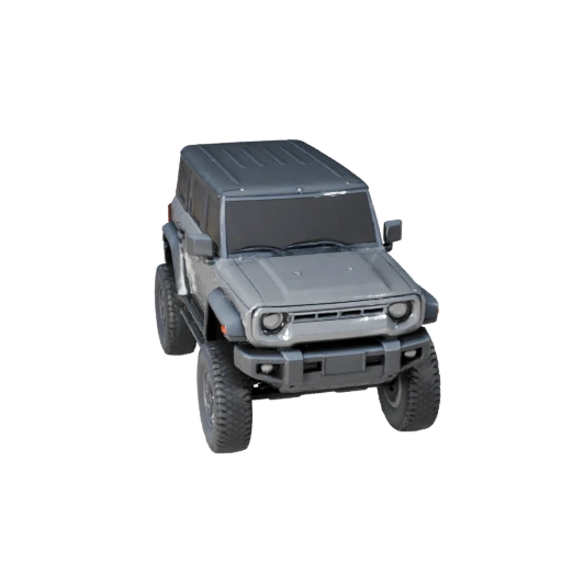 Modèle 3D de SUV en survol pour Unity - Asset de jeu low poly