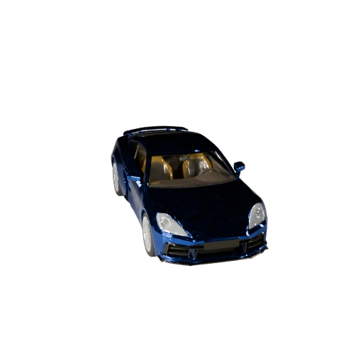 Modello 3D Coupé Low Poly per Unity & Unreal Asset PBR