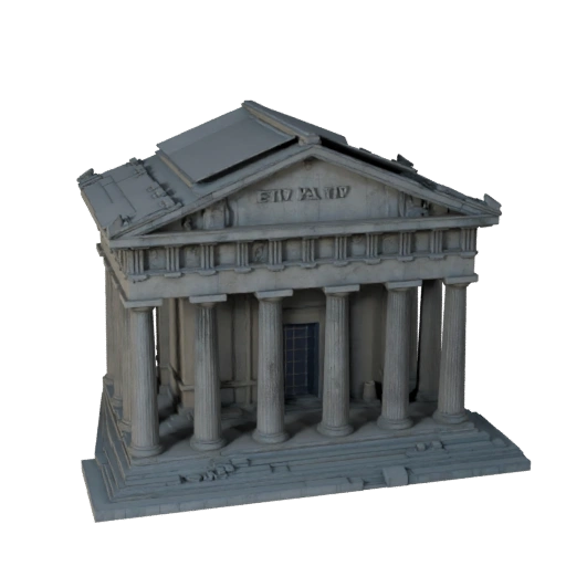 Modello 3D Partenone per Unreal - Asset UE Realtime perRealtime