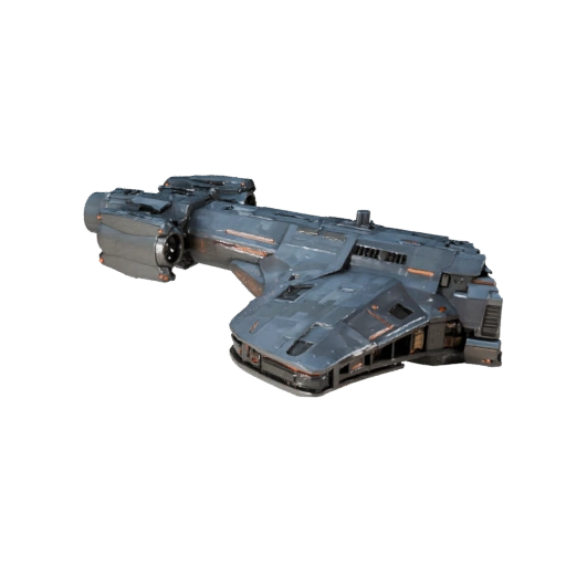 Modelo 3D Carguero del Espacio Profundo - Activo PBR de Alto Poligonaje para