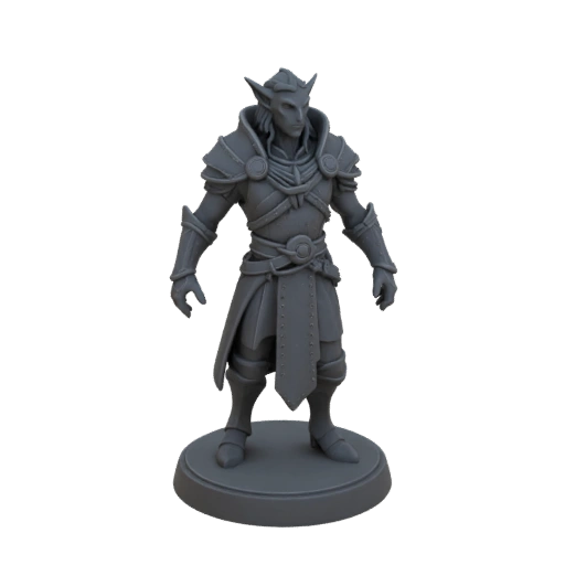 Miniature Tieffelin Sorcier Fantasy STL