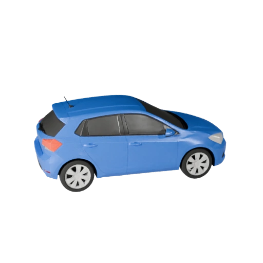 Low Poly Schrägheck 3D Modell für Unity & Unreal PBR Asset (Legacy)