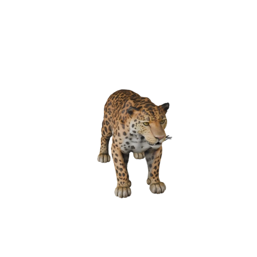 High Poly Leopard 3D Model - Detailed STL Asset for Printing