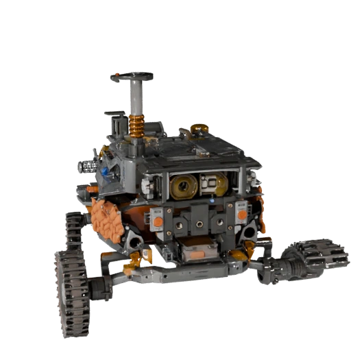 Modello 3D High Poly Mars Rover per Rendering Studio - PBR