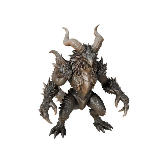 Modelo 3D Kraken para Blender - Asset PBR com Texturas | Livre de Royalties