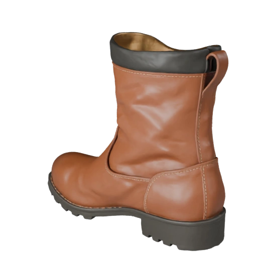 Stivali in Pelle Asset 3D per Motori Realtime Studio