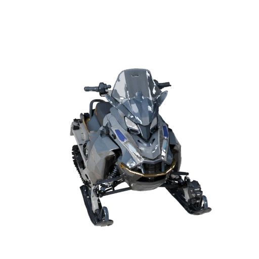 Snowmobile 3D Model for Unreal Engine - Game Ready Asset