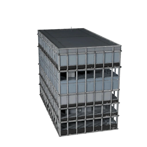 Modelo 3D de Fachada de Muro Cortina - Activo Realista para Archviz
