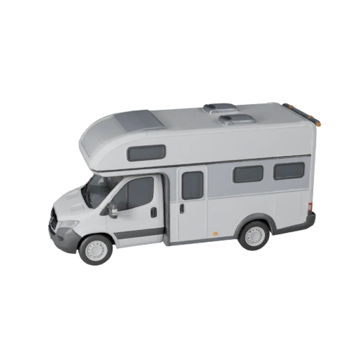 نموذج ثلاثي الأبعاد لـ camper van لمحرك Unreal - أصل جاهز للعبة