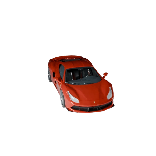 Supercarro Inspirado em Ferrari Modelo 3D para Blender e Jogos -