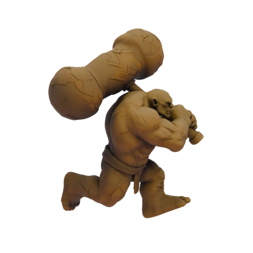 Dunkle Fantasie Älterer Troll Feind Miniatur STL