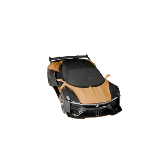 Spielbereit Konzeptauto 3D-Modell für Echtzeitspiele - PBR (Legacy)