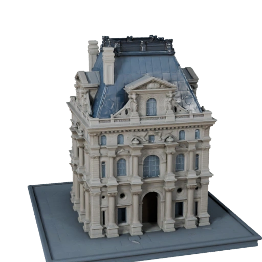 Louvre Pyramid 3D Model for Unreal - Realtime Asset