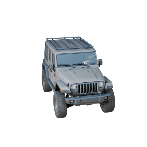 Modelo 3D de SUV Estilo Jeep para Blender e Jogos - Asset PBR