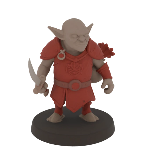 Fantasy Goblin Bogenschützen Miniatur STL - Scharmützel