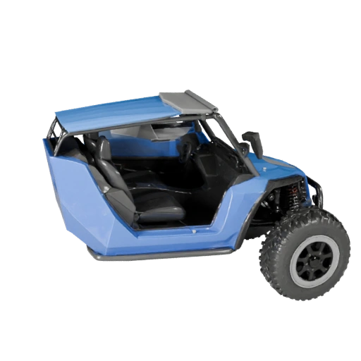 Modelo 3D de Buggy de Duna de Alto Poligonagem para Renderizações de Estúdio - PBR