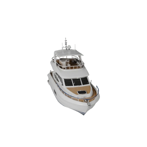 Yacht Pronto per il Gioco 3D Model per Uso in Tempo Reale Asset PBR