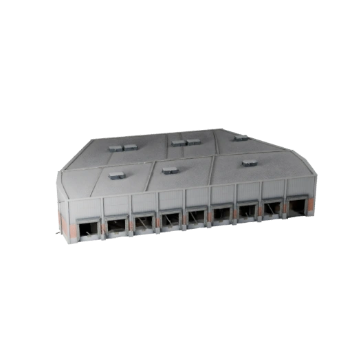 Distributionszentrum 3D-Modell für Blender - Render-Asset