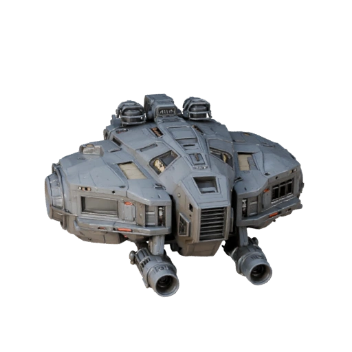 Modelo 3D de Cargueiro do Espaço Profundo para Blender - Pronto para Renderização