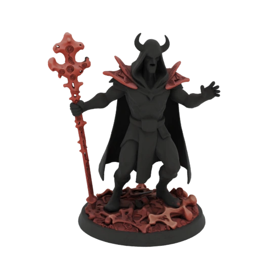 Miniature STL de Lich Nécromancien Fantastique