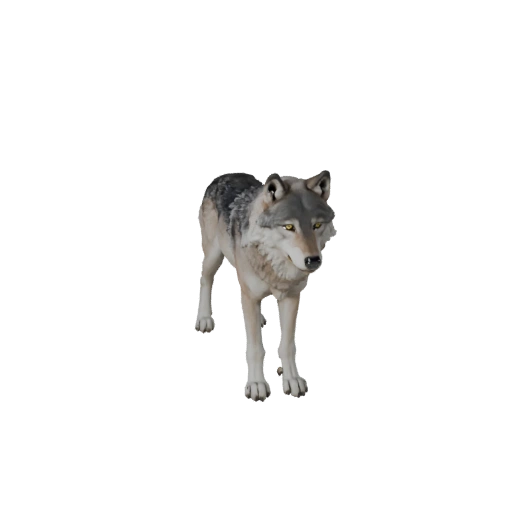 Modelo 3D Realista de Lobo Ártico - Asset PBR Rigado para Jogos